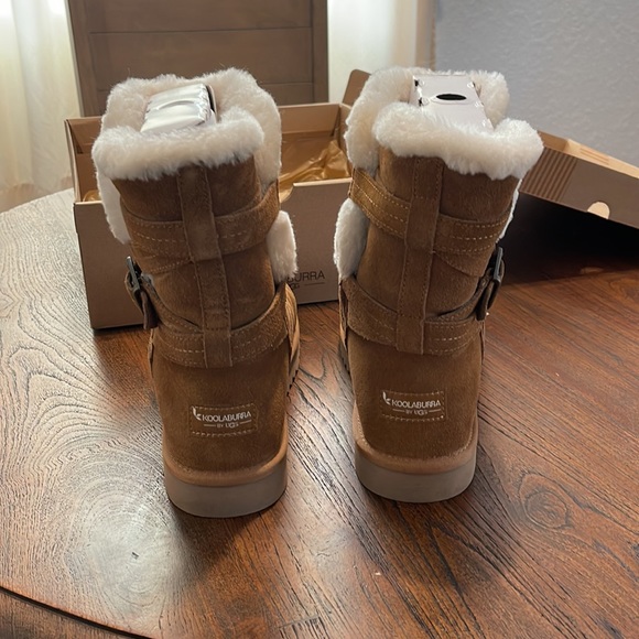 Koolaburra by UGG brand NIB, brown and fuzzy inside to keep you toes toasty. - Picture 3 of 8